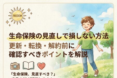 生命保険の見直しで損しない方法｜更新・転換・解約前に広島のFPが確認すべきポイントを解説
